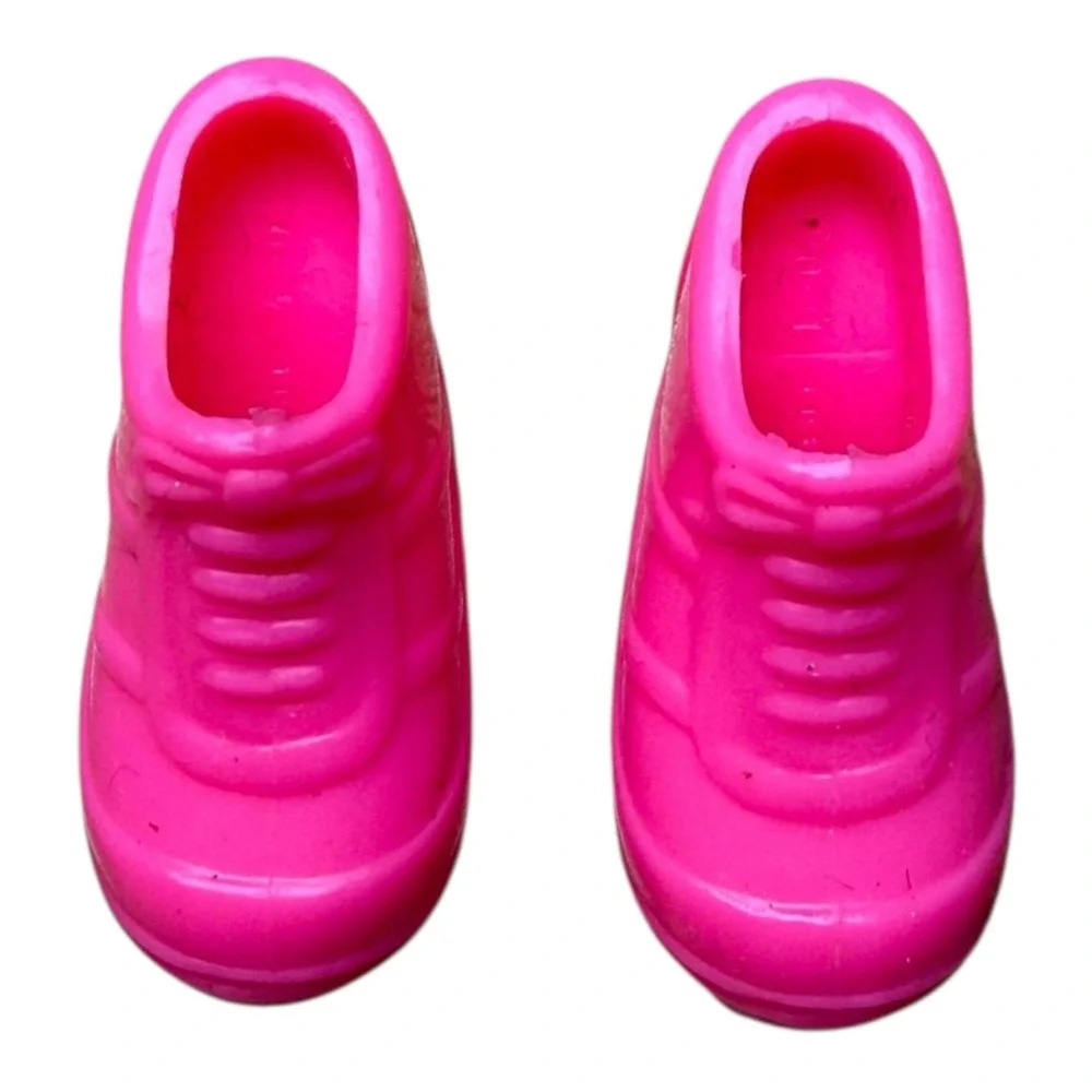 Barbie Pink Mattel Barbie Doll Chunky HI TOP Tennis Shoes Sneakers